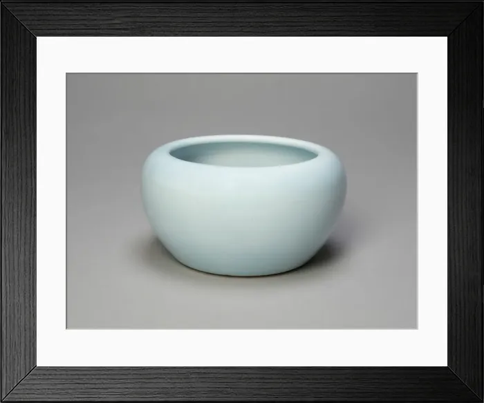 Framed Print : Brush Washer with Incurved Rim, Qing dynasty (1644-1911), Qianlong reign (1736-1795) Framed Print : Brush Washer with Incurved Rim, Qing dynasty (1644-1911), Qianlong reign (1736-1795)