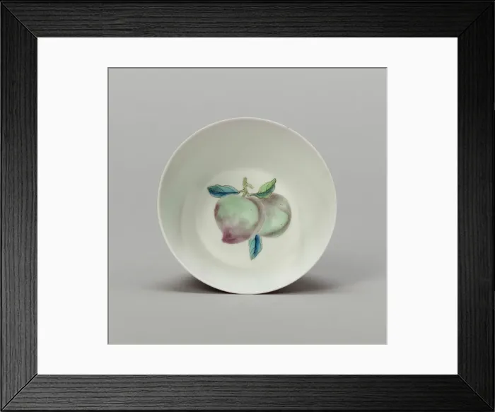 Framed Print : Cup with Stylized Fruit: Peaches, Qing dynasty (1644-1911) Framed Print : Cup with Stylized Fruit: Peaches, Qing dynasty (1644-1911)