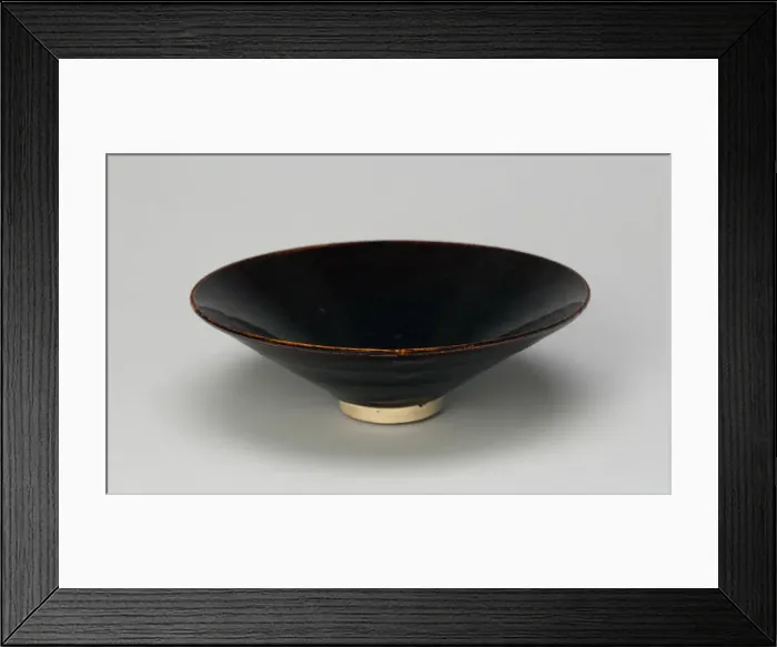 Framed Print : Conical Bowl, Northern Song dynasty (960-1127), early 12th century. Creator: Unknown Framed Print : Conical Bowl, Northern Song dynasty (960-1127), early 12th century. Creator: Unknown