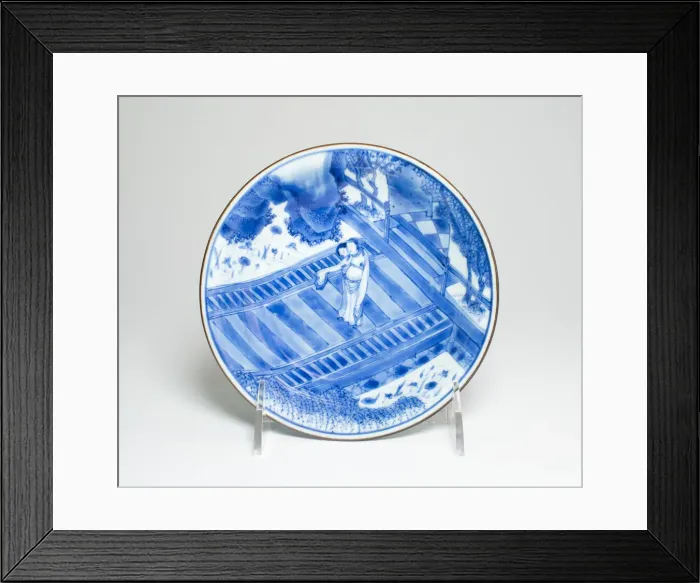 Framed Print : Bowl with Scene from Romance of the... Qing dynasty, Shunzhi / early Kangxi period (c) Framed Print : Bowl with Scene from Romance of the... Qing dynasty, Shunzhi / early Kangxi period (c)