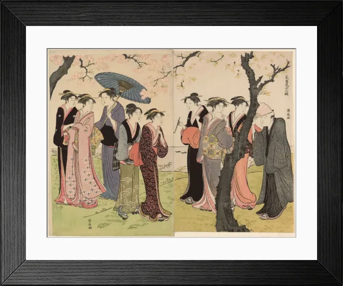 Framed Print : The Third Month (Sangatsu), from the series Twelve Months in the South Framed Print : The Third Month (Sangatsu), from the series Twelve Months in the South
