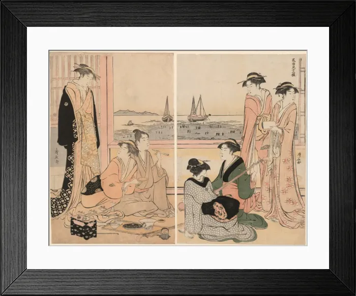 Framed Print : The Fourth Month, from the series Twelve Months in the South (Minami juni ko) Framed Print : The Fourth Month, from the series Twelve Months in the South (Minami juni ko)