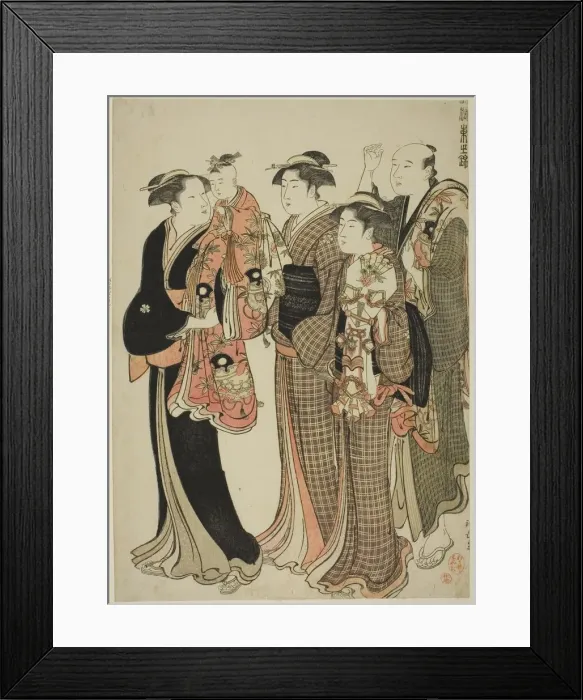 Framed Print : Kamioki, from the series A Brocade of Eastern Manners (Fuzoku Azuma no nishiki) Framed Print : Kamioki, from the series A Brocade of Eastern Manners (Fuzoku Azuma no nishiki)