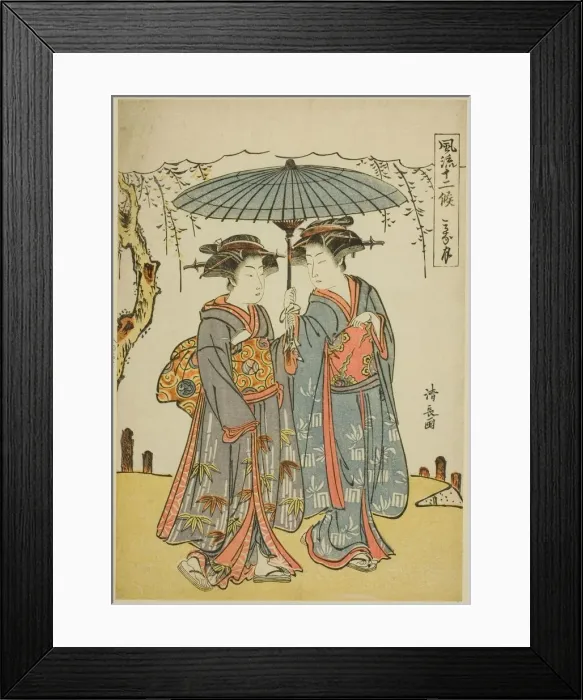 Framed Print : The Sixth Month (Minatsuki), from the series Fashionable Twelve Months Framed Print : The Sixth Month (Minatsuki), from the series Fashionable Twelve Months