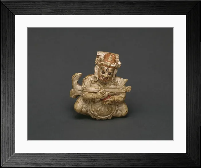 Framed Print : Buddhist God Mahakala, 15th century. Creator: Unknown Framed Print : Buddhist God Mahakala, 15th century. Creator: Unknown