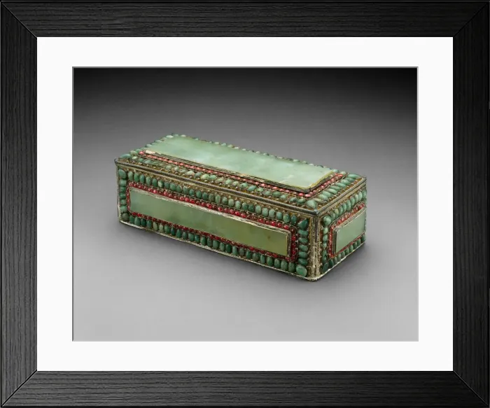 Framed Print : Box, Nepal, 19th / 20th century. Creator: Unknown Framed Print : Box, Nepal, 19th / 20th century. Creator: Unknown