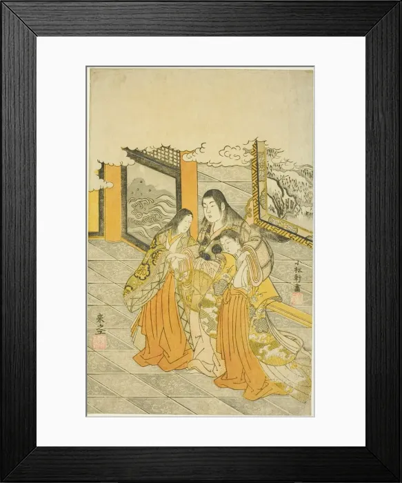 Framed Print : Shutendoji in Oeyama Palace, Japan, 1765. Creator: Komatsuya Hyakki Framed Print : Shutendoji in Oeyama Palace, Japan, 1765. Creator: Komatsuya Hyakki