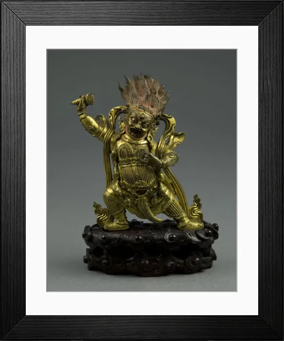 Framed Print : Protector Deity Begtse Chen, 19th century. Creator: Unknown Framed Print : Protector Deity Begtse Chen, 19th century. Creator: Unknown