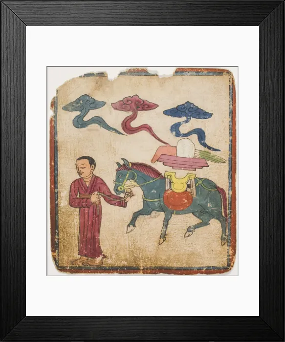 Framed Print : Image from a Set of Initiation Cards (Tsakali), 14th / 15th century. Creator: Unknown Framed Print : Image from a Set of Initiation Cards (Tsakali), 14th / 15th century. Creator: Unknown