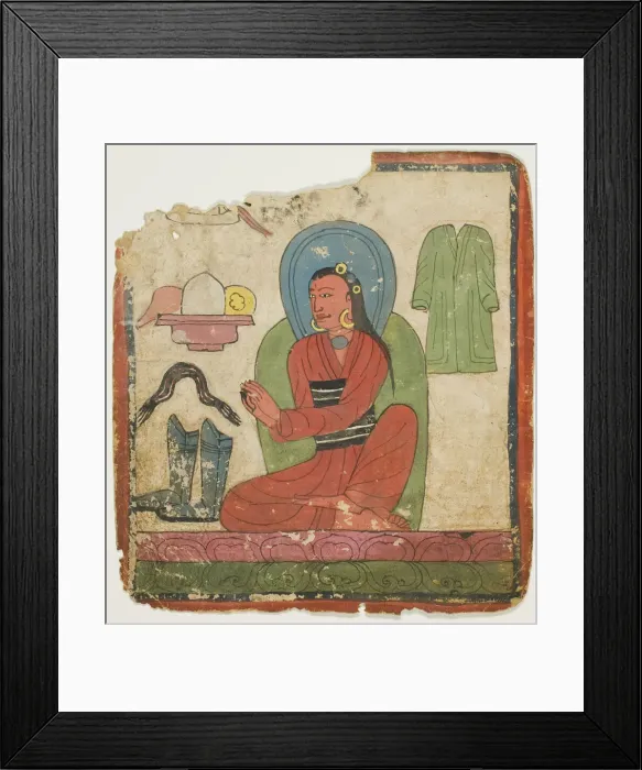 Framed Print : Image from a Set of Initiation Cards (Tsakali), 14th / 15th century. Creator: Unknown Framed Print : Image from a Set of Initiation Cards (Tsakali), 14th / 15th century. Creator: Unknown