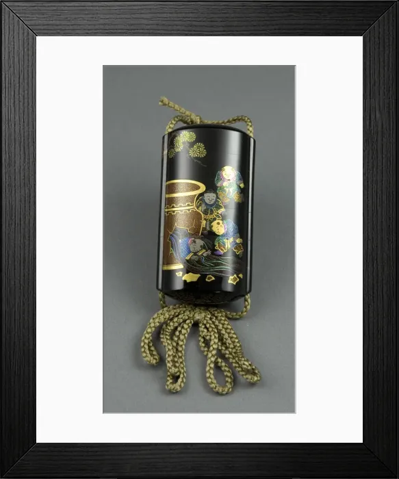 Framed Print : Inro Case, early 19th century. Creator: Somada Mitsumine Framed Print : Inro Case, early 19th century. Creator: Somada Mitsumine