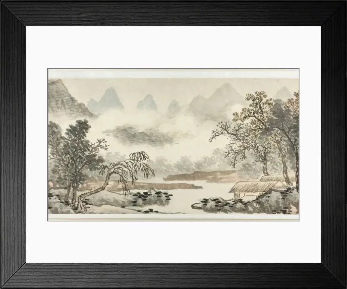 Framed Print : Clouds over the River before Rain, Ming dynasty (1369-1644), dated 1504 Framed Print : Clouds over the River before Rain, Ming dynasty (1369-1644), dated 1504