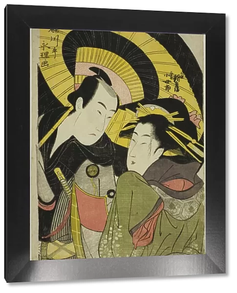 Tamaya Shinbei and Mikuni Kojoro, c. 1781 / 1818. Creator: Rekisentei Eiri