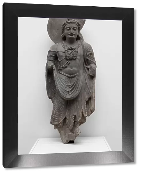 Standing Bodhisattva with Human-Figure Necklace, Kushan period, 2nd  /  3rd century