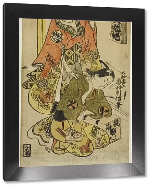 Osome and Hisamatsu, c. 1720. Creator: Okumura Toshinobu