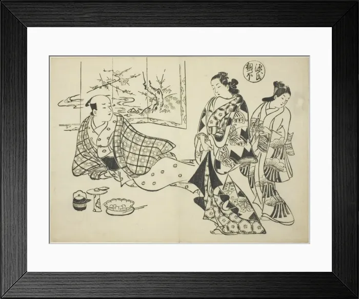 Framed Print : The Kiritsubo Chapter from The Tale of Genji'(Genji Kiritsubo) Framed Print : The Kiritsubo Chapter from The Tale of Genji'(Genji Kiritsubo)