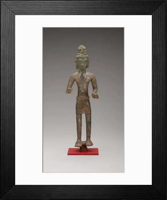 Framed Print : Bodhisattva Maitreya, Pre-Angkor period, 7th / 8th century. Creator: Unknown Framed Print : Bodhisattva Maitreya, Pre-Angkor period, 7th / 8th century. Creator: Unknown