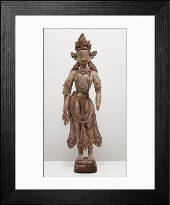 Framed Print : Bodhisattva Amoghapasha Lokeshvara, 15th century. Creator: Unknown Framed Print : Bodhisattva Amoghapasha Lokeshvara, 15th century. Creator: Unknown