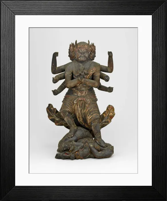 Framed Print : Gozanze Myo-o, Japan, 1680. Creator: Nakabayashi Gennai Framed Print : Gozanze Myo-o, Japan, 1680. Creator: Nakabayashi Gennai