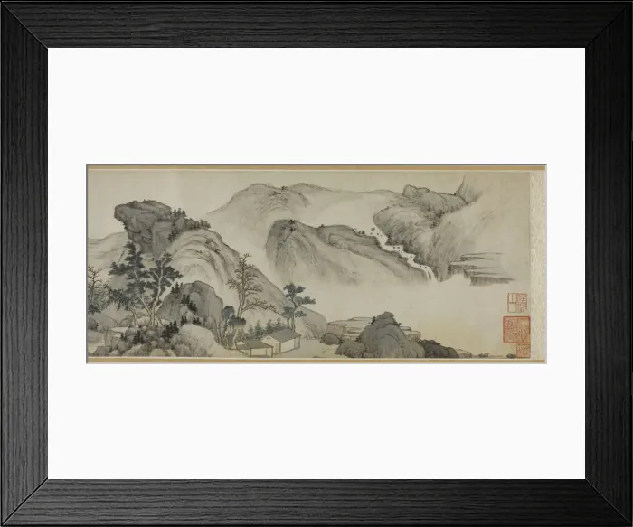 Framed Print : Recluse Dwellings in the Autumn Mountains, China, Ming dynasty (1368-1644), 1621 Framed Print : Recluse Dwellings in the Autumn Mountains, China, Ming dynasty (1368-1644), 1621