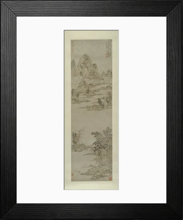 Framed Print : Pulling Oars under Clearing Autumn Skies (Distant Mountains), China, Ming dynasty, c. 1545 Framed Print : Pulling Oars under Clearing Autumn Skies (Distant Mountains), China, Ming dynasty, c. 1545