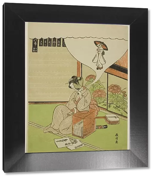 Dreaming of the Heron Maiden, Japan, c. 1771. Creator: Komai Yoshinobu