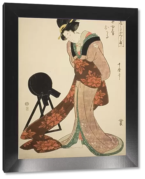 Kanpeis Wife Okaru, Japan, 1806. Creator: Kitagawa Utamaro