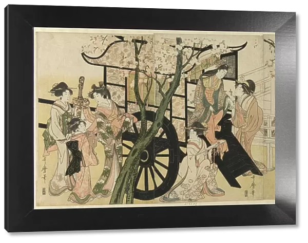 An Imperial Carriage, Japan, c. 1801  /  04. Creator: Kitagawa Utamaro