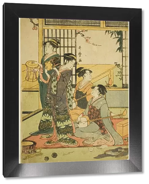 Drums and Shamisen, Japan, n. d. Creator: Kitagawa Utamaro