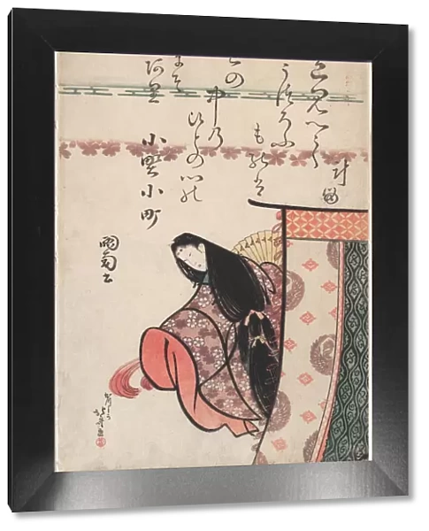 The Poetess Ono no Komachi, from the series Six Immortal Poets (Rokkasen), Japan, c. 1810