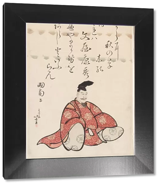 The Poet Bunya no Yasuhide, from the series Six Immortal Poets (Rokkasen), Japan, c. 1810