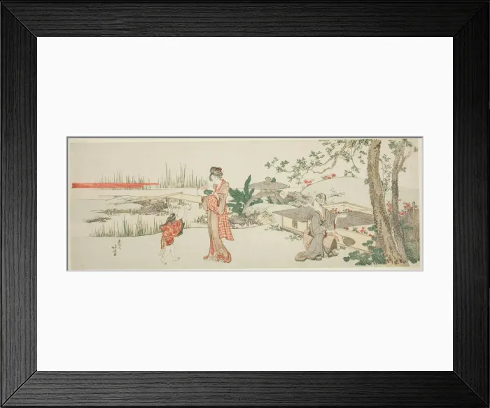 Framed Print : Goldfish vendor, Japan, c. 1801 / 05. Creator: Hokusai Framed Print : Goldfish vendor, Japan, c. 1801 / 05. Creator: Hokusai