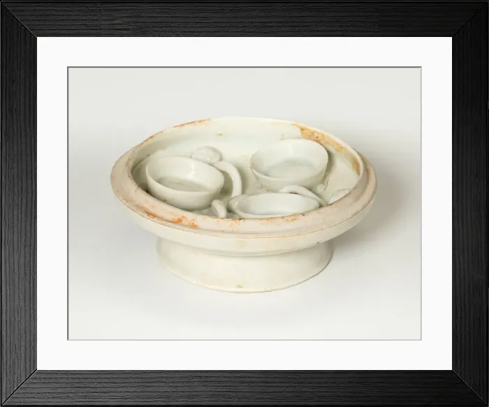 Framed Print : Covered Box with Lotus-Shaped Compartments, Song dynasty (960-1279). Creator: Unknown Framed Print : Covered Box with Lotus-Shaped Compartments, Song dynasty (960-1279). Creator: Unknown