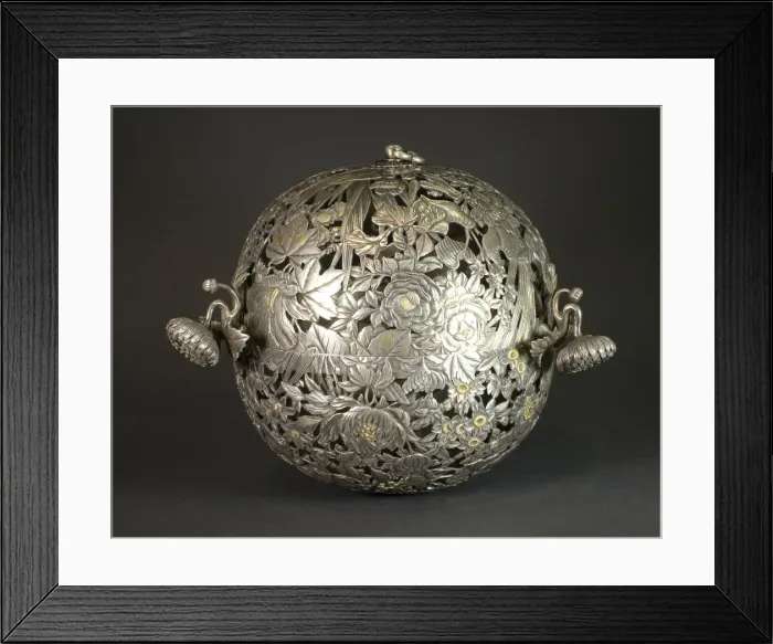 Framed Print : Hanging Incense Burner, 19th century. Creator: Unknown Framed Print : Hanging Incense Burner, 19th century. Creator: Unknown