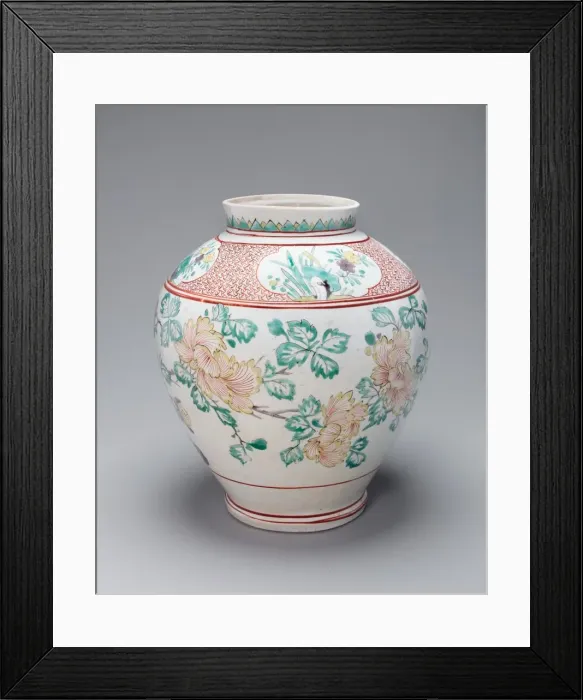 Framed Print : Jar, early Edo Period, early 17th century. Creator: Unknown Framed Print : Jar, early Edo Period, early 17th century. Creator: Unknown