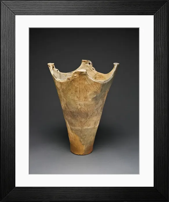 Framed Print : Deep Pot, c. 2000-1000 B. C. Creator: Unknown Framed Print : Deep Pot, c. 2000-1000 B. C. Creator: Unknown