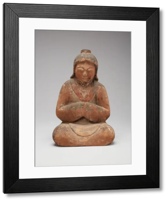 Framed Print : Female Shinto Deity, 12th century. Creator: Unknown Framed Print : Female Shinto Deity, 12th century. Creator: Unknown