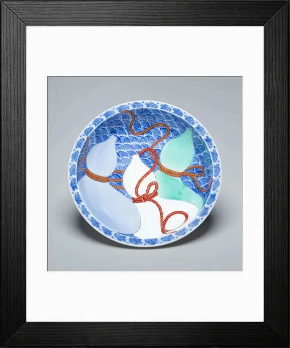 Framed Print : Nabeshima-Ware Bowl, 18th century. Creator: Unknown Framed Print : Nabeshima-Ware Bowl, 18th century. Creator: Unknown