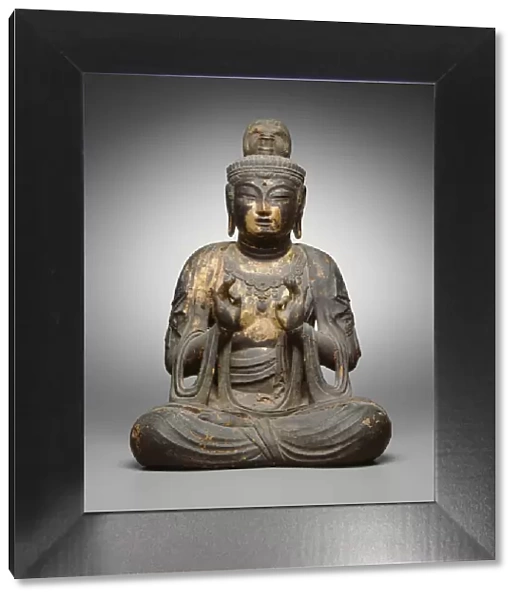 Seated Bodhisattva, 8th century. Creator: Unknown