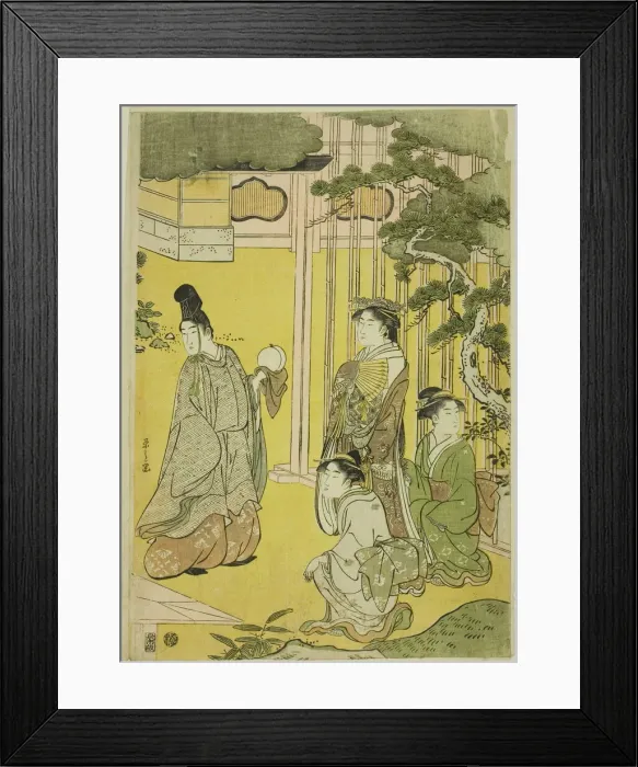 Framed Print : Wakana, Part 1 (Wakana, jo), from the series A Fashionable Parody of the Tale of... c. 1789 / 94. Creator: Hosoda Eishi. Wakana, Part 1 (Wakana, jo), from the series A Fashionable Parody of the Tale of... c. 1789 / 94. Creator: Hosoda Eishi Framed Print : Wakana, Part 1 (Wakana, jo), from the series A Fashionable Parody of the Tale of... c. 1789 / 94. Creator: Hosoda Eishi. Wakana, Part 1 (Wakana, jo), from the series A Fashionable Parody of the Tale of... c. 1789 / 94. Creator: Hosoda Eishi