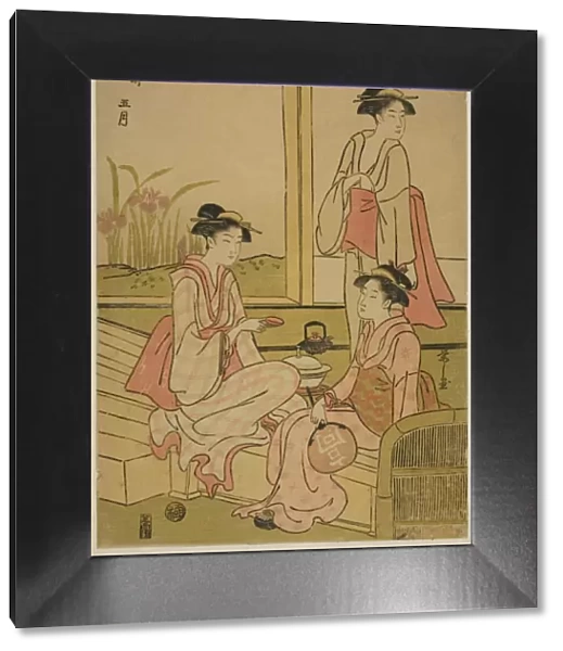 The Fifth Month (Gogatsu), from the series 'The Twelve Months (Juni toki)', c. 1791. Creator: Hosoda Eishi. The Fifth Month (Gogatsu), from the series 'The Twelve Months (Juni toki)', c. 1791. Creator: Hosoda Eishi
