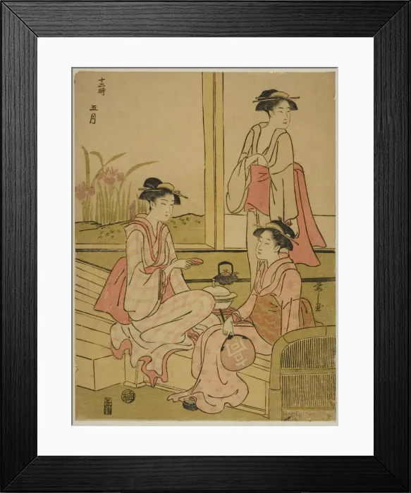 Framed Print : The Fifth Month (Gogatsu), from the series The Twelve Months (Juni toki), c. 1791. Creator: Hosoda Eishi. The Fifth Month (Gogatsu), from the series The Twelve Months (Juni toki), c. 1791. Creator: Hosoda Eishi Framed Print : The Fifth Month (Gogatsu), from the series The Twelve Months (Juni toki), c. 1791. Creator: Hosoda Eishi. The Fifth Month (Gogatsu), from the series The Twelve Months (Juni toki), c. 1791. Creator: Hosoda Eishi