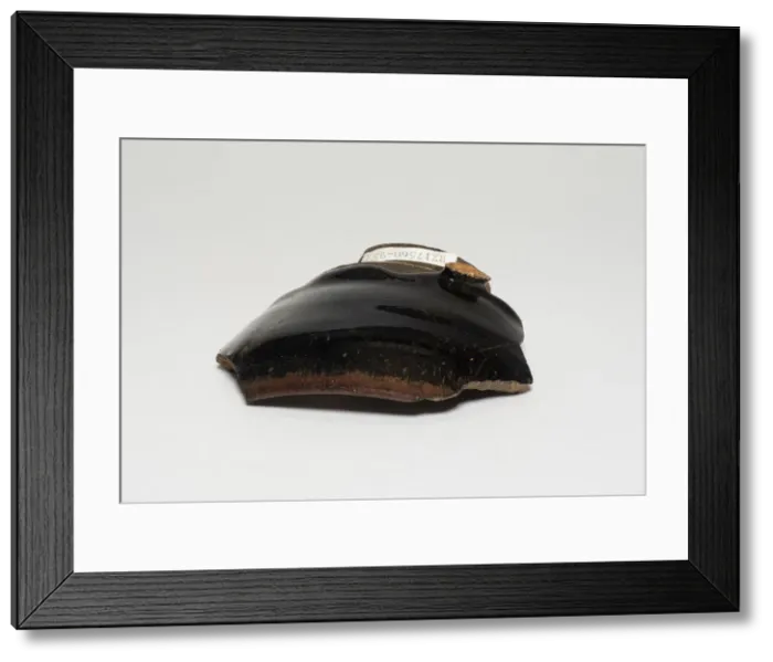 Framed Print : Fragmentary Bowl, Song dynasty (960-1279), 12th / 13th century. Creator: Unknown Framed Print : Fragmentary Bowl, Song dynasty (960-1279), 12th / 13th century. Creator: Unknown