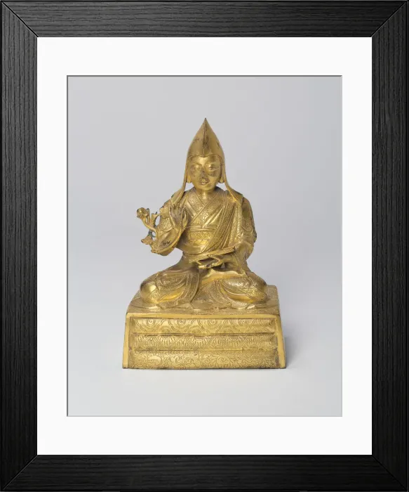 Framed Print : Portrait of a Tibetan Lama, possibly the Seventh Dalai Lama, 19th century Framed Print : Portrait of a Tibetan Lama, possibly the Seventh Dalai Lama, 19th century