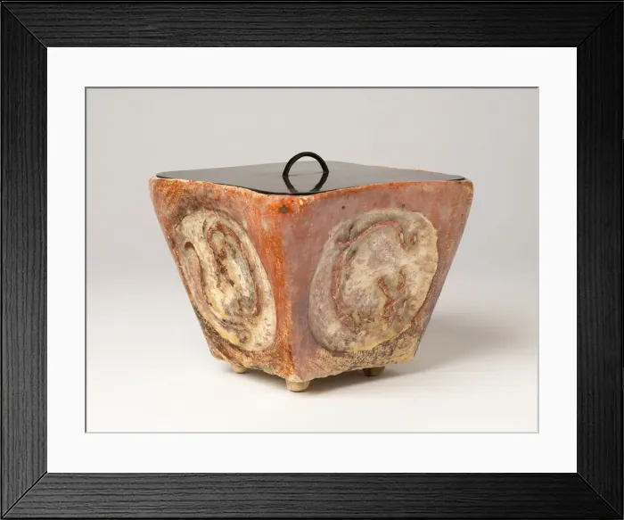 Framed Print : Water Jar (mizusashi), 19th century. Creator: Unknown Framed Print : Water Jar (mizusashi), 19th century. Creator: Unknown