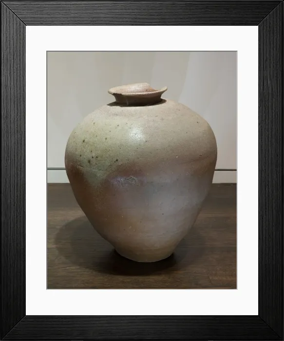 Framed Print : Tamba-Ware Jar, 15th century. Creator: Unknown Framed Print : Tamba-Ware Jar, 15th century. Creator: Unknown