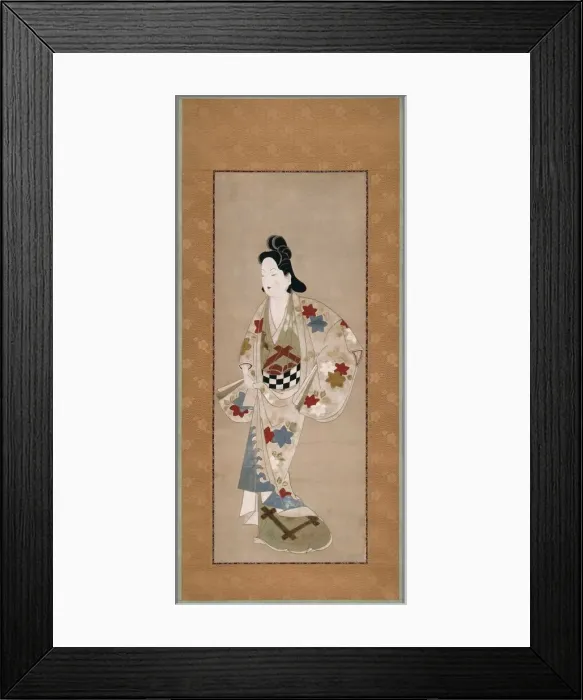 Framed Print : Standing Beauty, 1661 / 73. Creator: Unknown Framed Print : Standing Beauty, 1661 / 73. Creator: Unknown