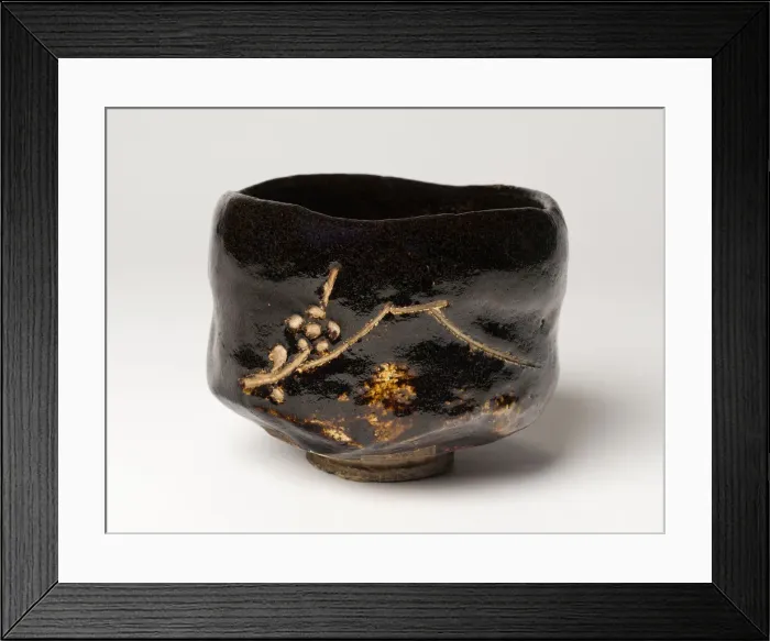 Framed Print : Raku-Ware Teabowl with Image of Mt. Fuji, 1756-1834. Creator: Unknown Framed Print : Raku-Ware Teabowl with Image of Mt. Fuji, 1756-1834. Creator: Unknown