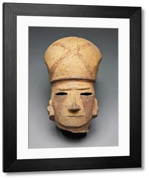 Framed Print : Head of a Warrior, 6th century Kofun period (mid 3rd-6th century A. D. ). Creator: Unknown Framed Print : Head of a Warrior, 6th century Kofun period (mid 3rd-6th century A. D. ). Creator: Unknown