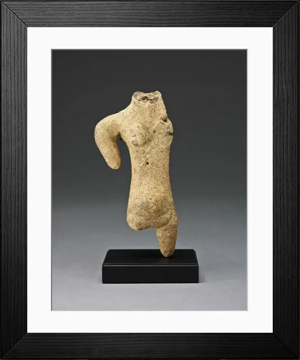 Framed Print : Partial Figure of a Pregnant Women, c. 1000-300 B. C. Creator: Unknown Framed Print : Partial Figure of a Pregnant Women, c. 1000-300 B. C. Creator: Unknown